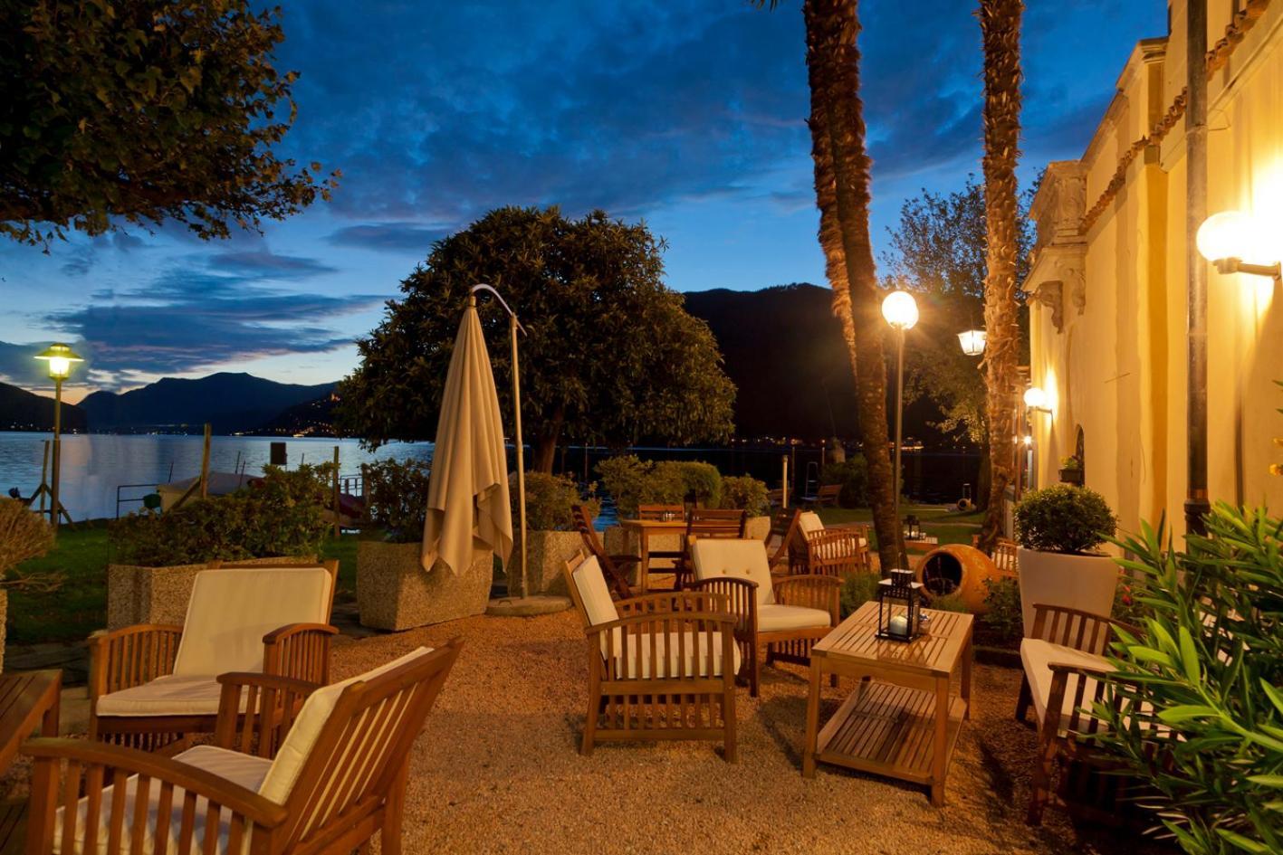Albergo Ristorante La Palma Bissone Buitenkant foto