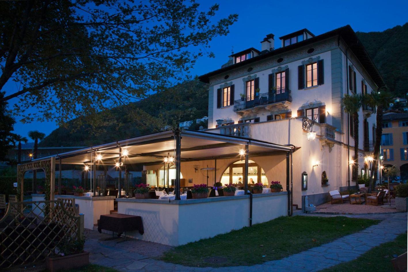 Albergo Ristorante La Palma Bissone Buitenkant foto
